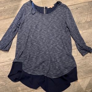 Casual Couture blue flowy top